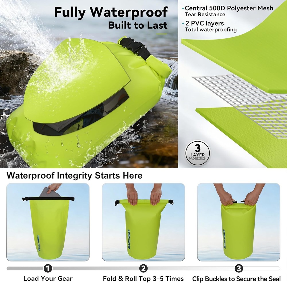 Floating Waterproof Dry Bag Backpack 5 40L
