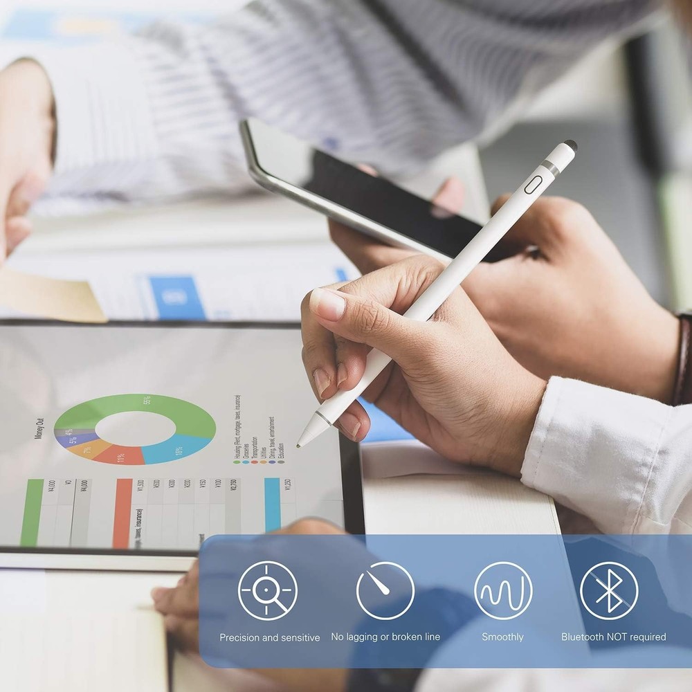 Creative Copper & Mesh Fine Tip Stylus for iOS/Android - Drawing & Writing