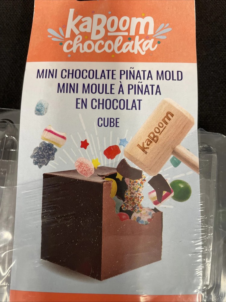 Kaboom Chocolaka Mini Pinata Mold-Cube