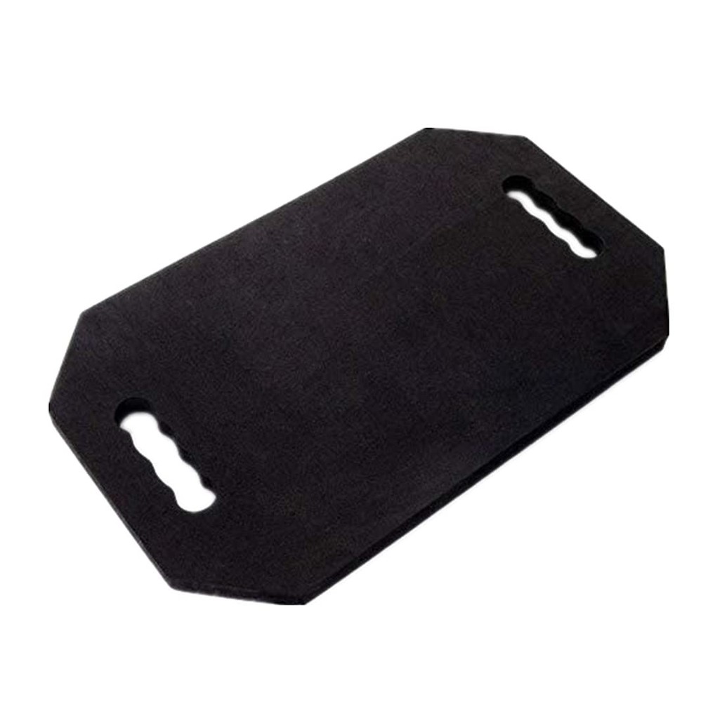 HREW Handle Mirror Large Rectangular Hand 15.7"L x 10.2"W, Black, Hot Pink