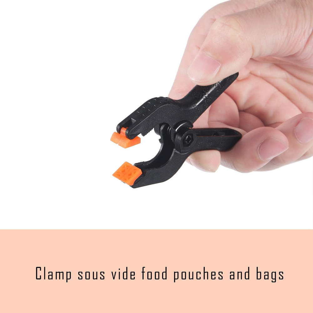 8 Pack Sous Vide Cooking Clips for Immersion Circulator Precision Cooker, Sous V