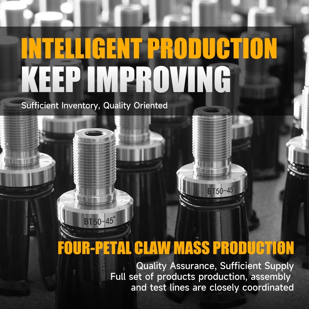 SFX BT60 4 Petal Clamp Pull Claw 45 Degree Pull Claw for CNC Milling Machine