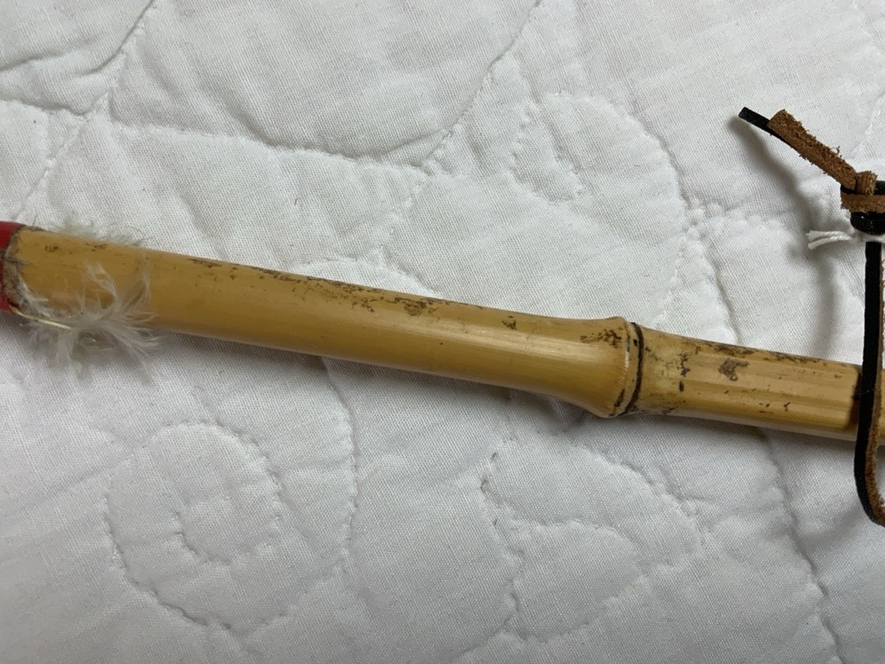 Antique Souvenir Trading Post Tomahawk, Bamboo Handle, Hand Made