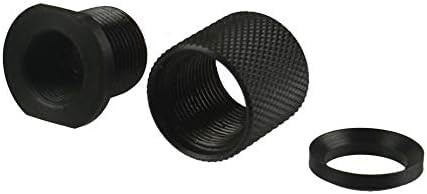 Gotical 1/2-28 TPI Thread Protector 308( 5/8x24 )TPI Protector, Black