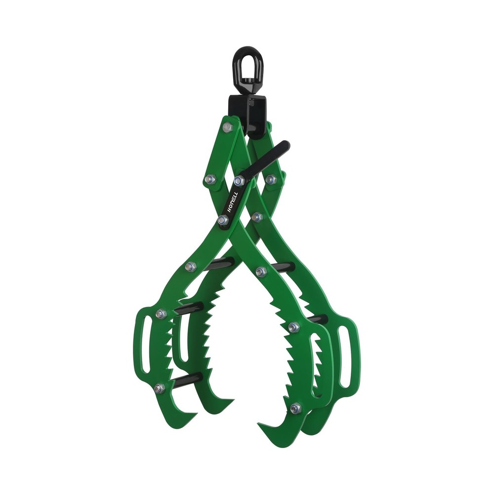 HOTYELL Log Lifting Tongs, Log Grapple Hook with Handle, Upgraded Timber Claw...