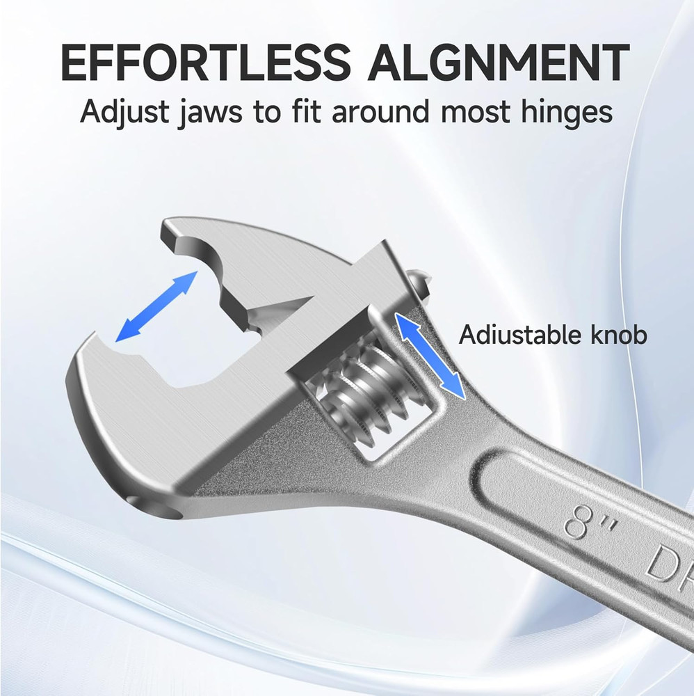 Knuckle Bender Adjustable Door Hinge Tool Built-In Hinge Pin Remover Heavy Duty