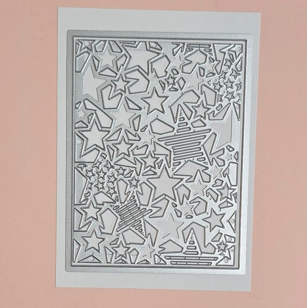 Sizzix Thinlits Stars Cover Plate Dies 662734  - Stephanie Barnard