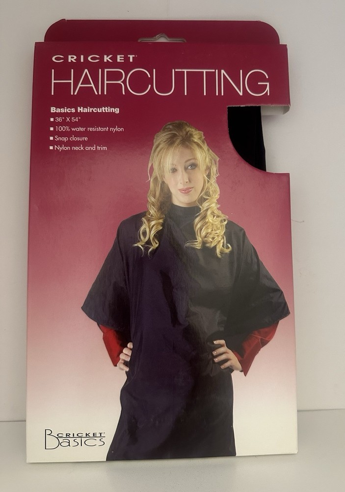 Cricket Basics Microfiber Haircutting Cape - Black #5512154