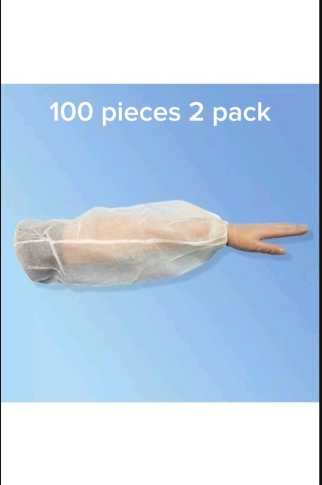 18 in. Polypropylene Sleeve, White, 100 Pieces.