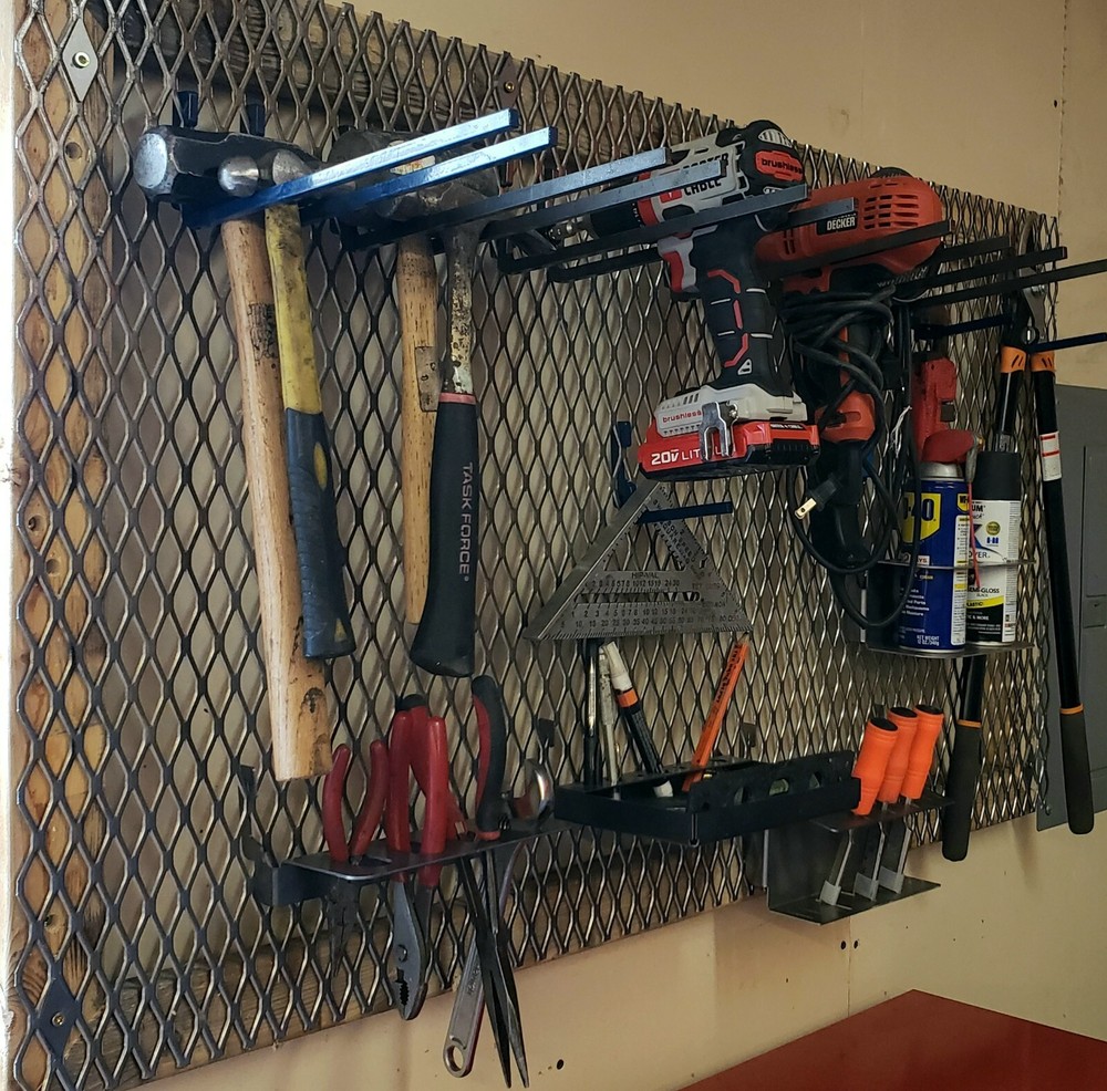 Chisel Holder, Tool Holder, Heavy Duty, Rack, Storage, Peg Board,