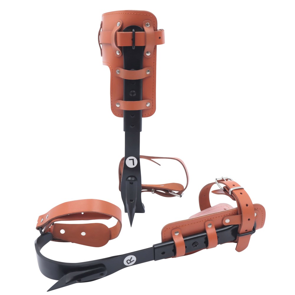Tree Pole Climbing Spikes Pads Adjustable Climbing Hunting Climber Strap Spike