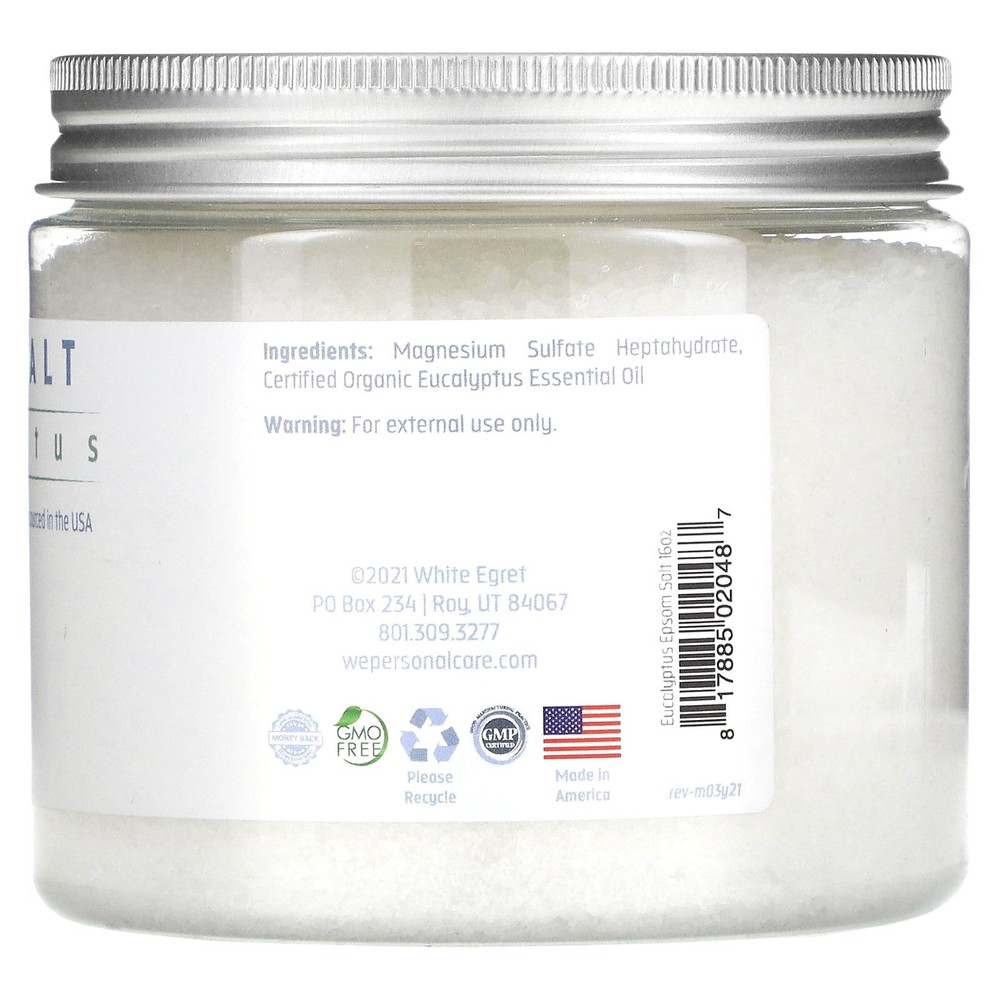 Epsom Salt, Eucalyptus, 16 oz (454 g)