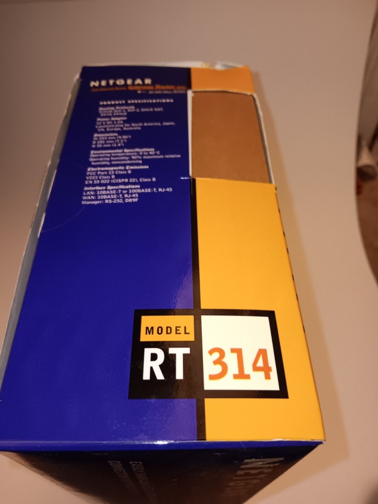 Netgear Gateway Router Model RT314