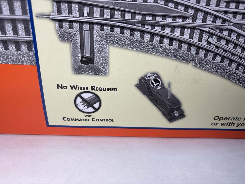 Lionel FasTrack O48 Remote/Command Switch - Right Hand 6-81948 NIB BX-3