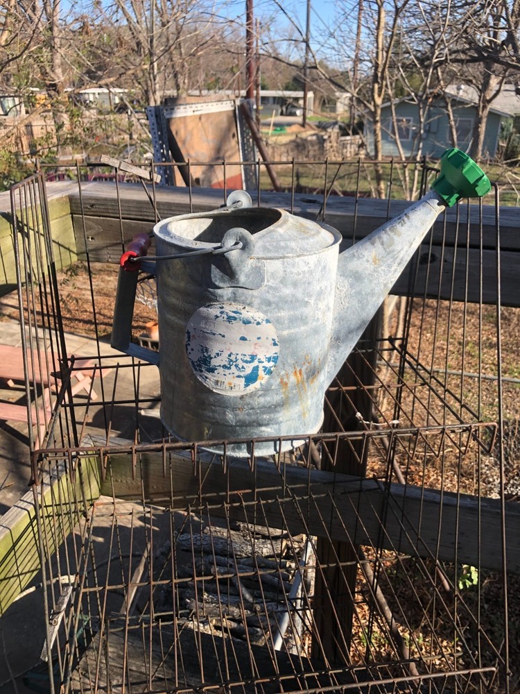 Galvanized Metal Water Can
