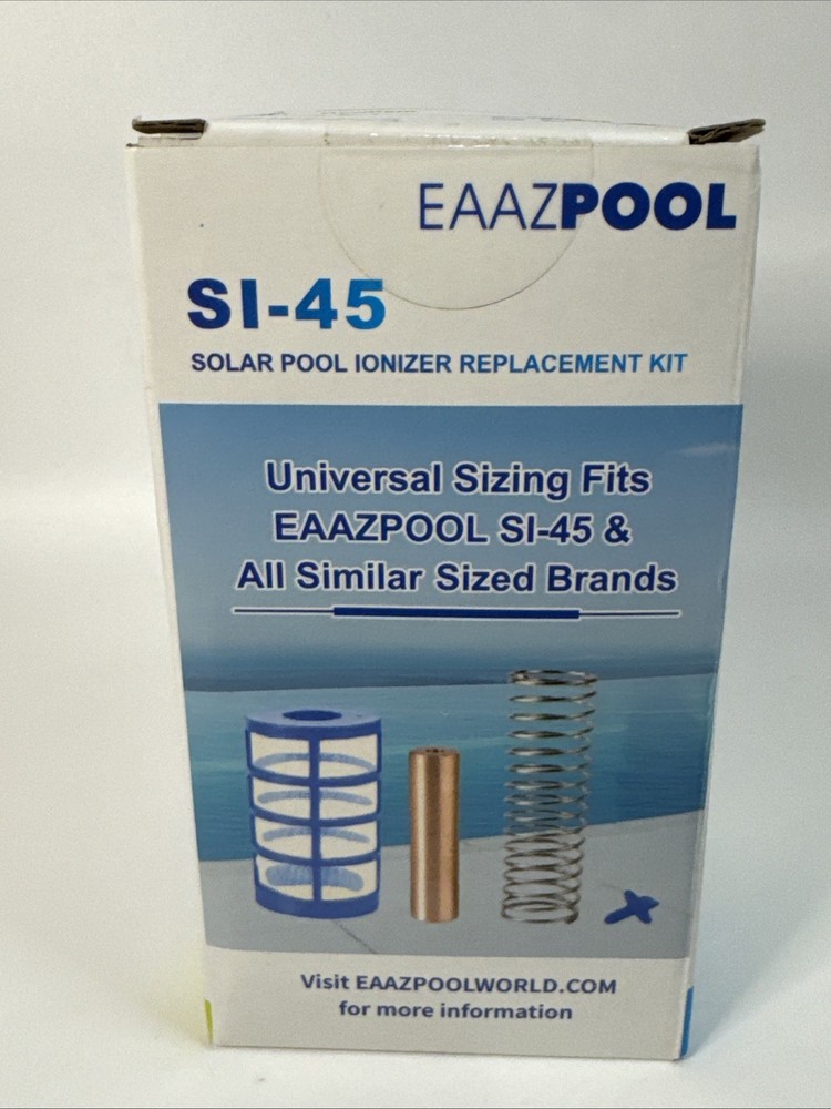 Universal Solar Pool Ionizer SI-45 Replacement Copper Anode & Basket Kit
