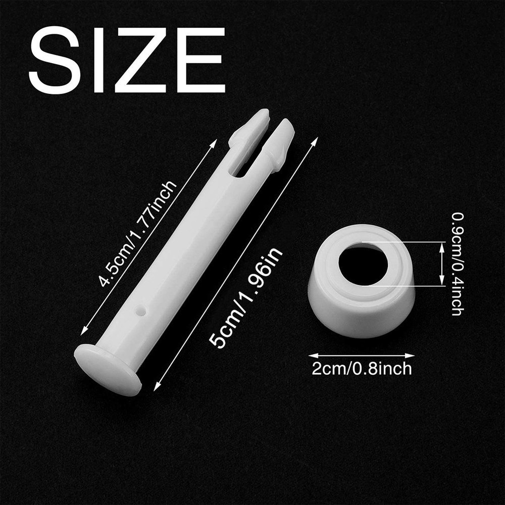 Plastic Pool Joint Pins ABS Material Construction Affordable Maintenance