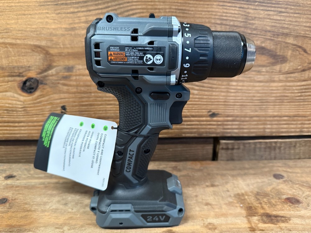 Flex 24V 1/2" Drill Driver Compact Brushless FX1131 FX1131-Z Tool Only Quantity