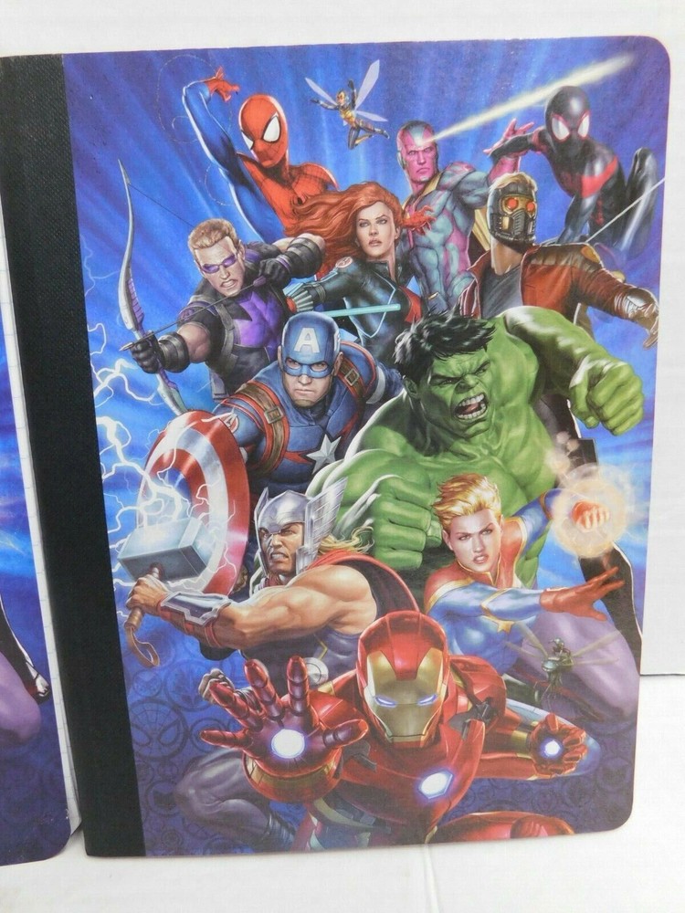 2 Marvel Avengers Guardians 1 Composition Notebook 1 Subject Notebook