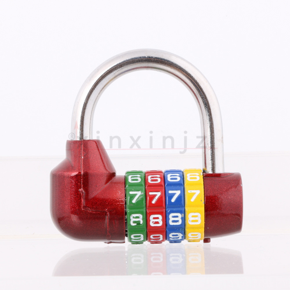 1PCS Secure Combination 4 Digit Number Lock Gym Padlock