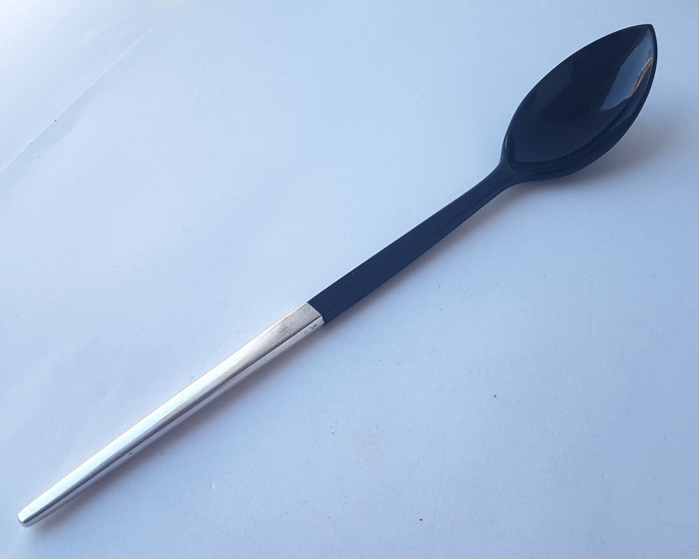 Set Serving Spoon + Serving Fork, 925 Silver, Hermann Bauer, around 1960 N899