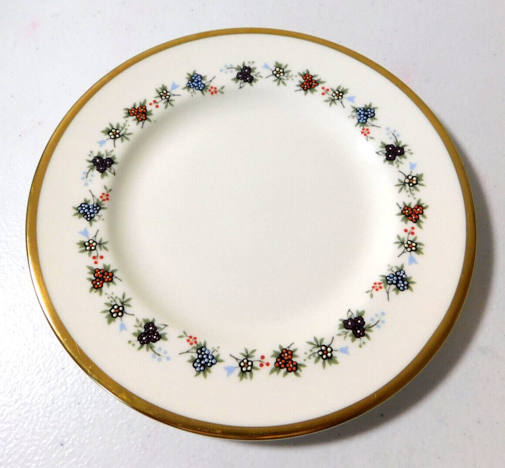 MINTON "MIRABEAU" PATTERN BREAD PLATE 6 5/8" MADE IN ENGLAND