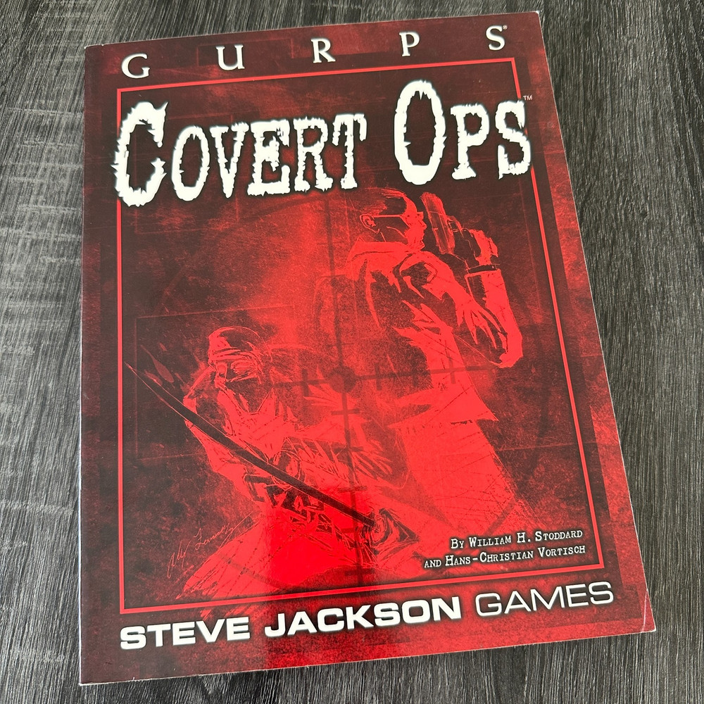 GURPS Covert Ops Steve Jackson Games RPG Softcover Book