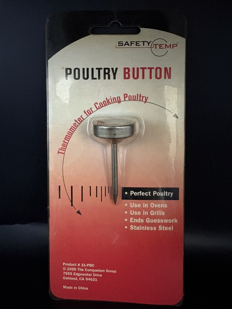 Poultry Button Meat Thermometer NEVER USED