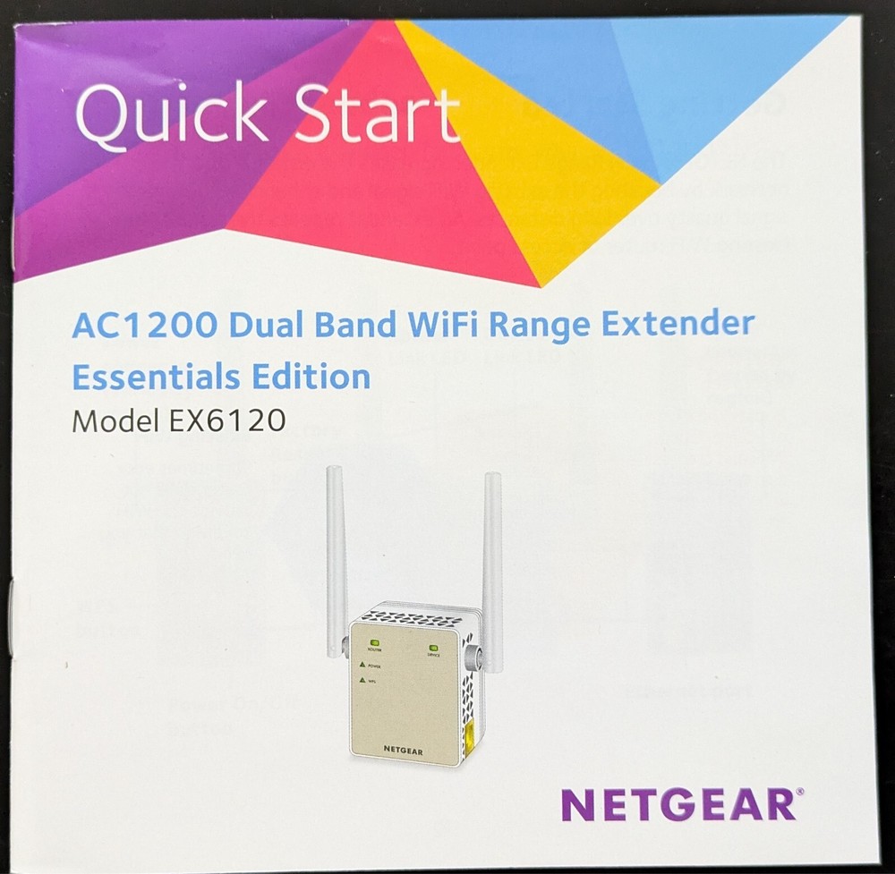 NETGEAR - Dual-band WiFi Range Extender - Essentials Edition, 1.2Gbps, Wall-plug