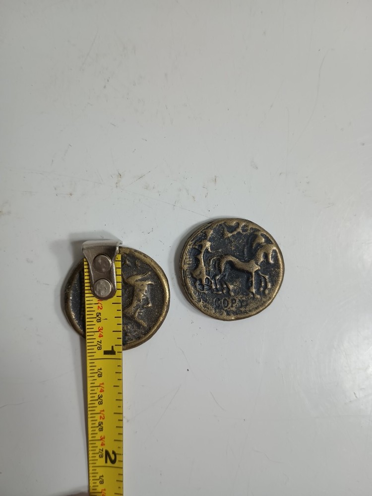 2 ancient Roman coin copies