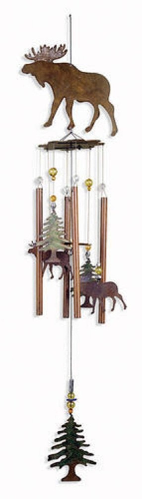 Wilderness Wonders Moose Wind Chime, 36"