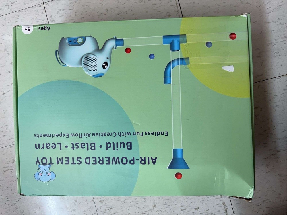 Air powered stem toy