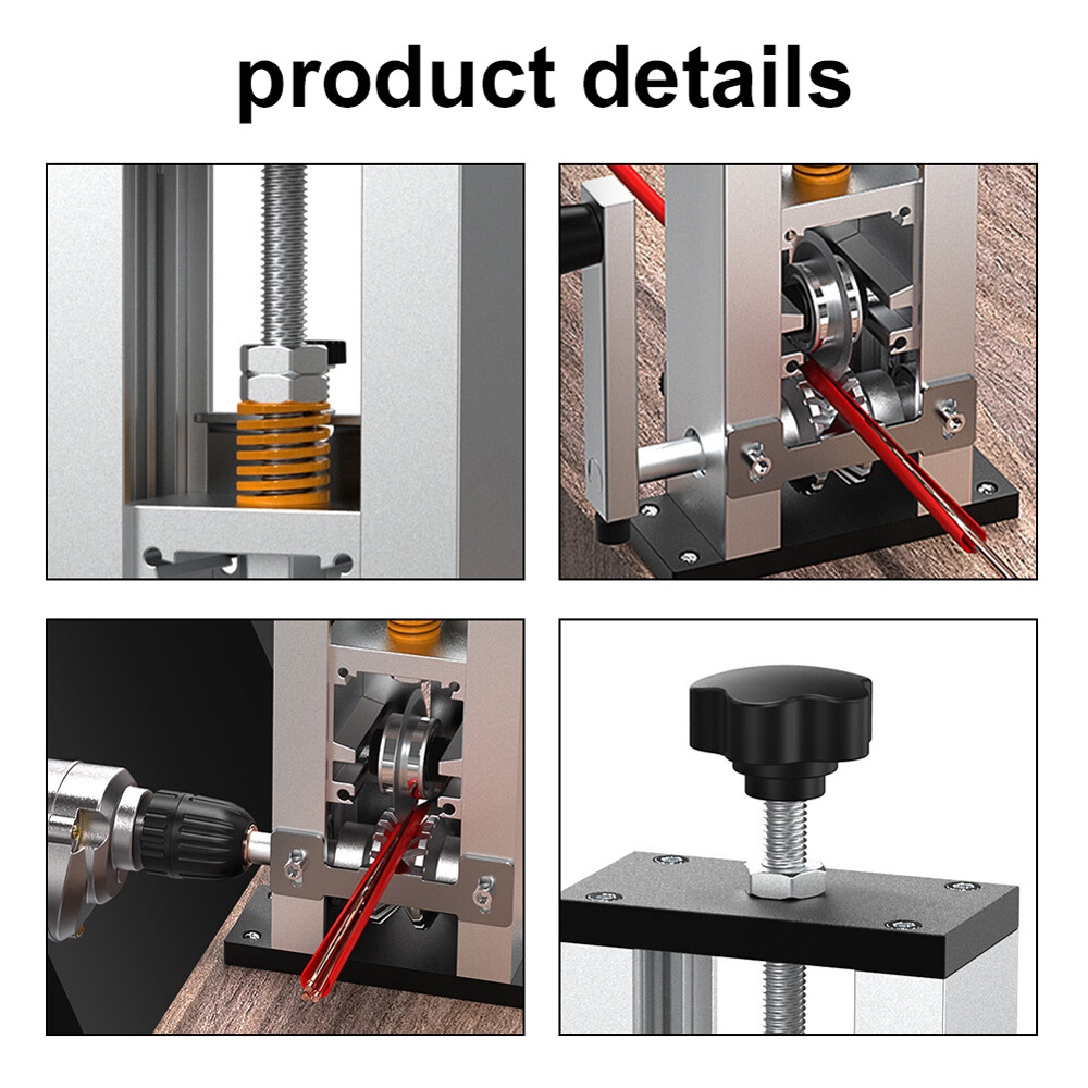 Portable Wire Stripper Manual Wire Stripping Tool Electric Peeling Machine K6P7