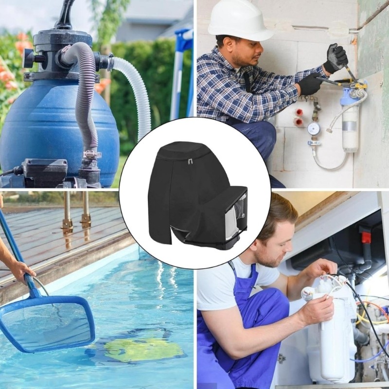 Outdoor Sand Filter Fan Protector Strong 420D Fabric Impermeable Plan Quick