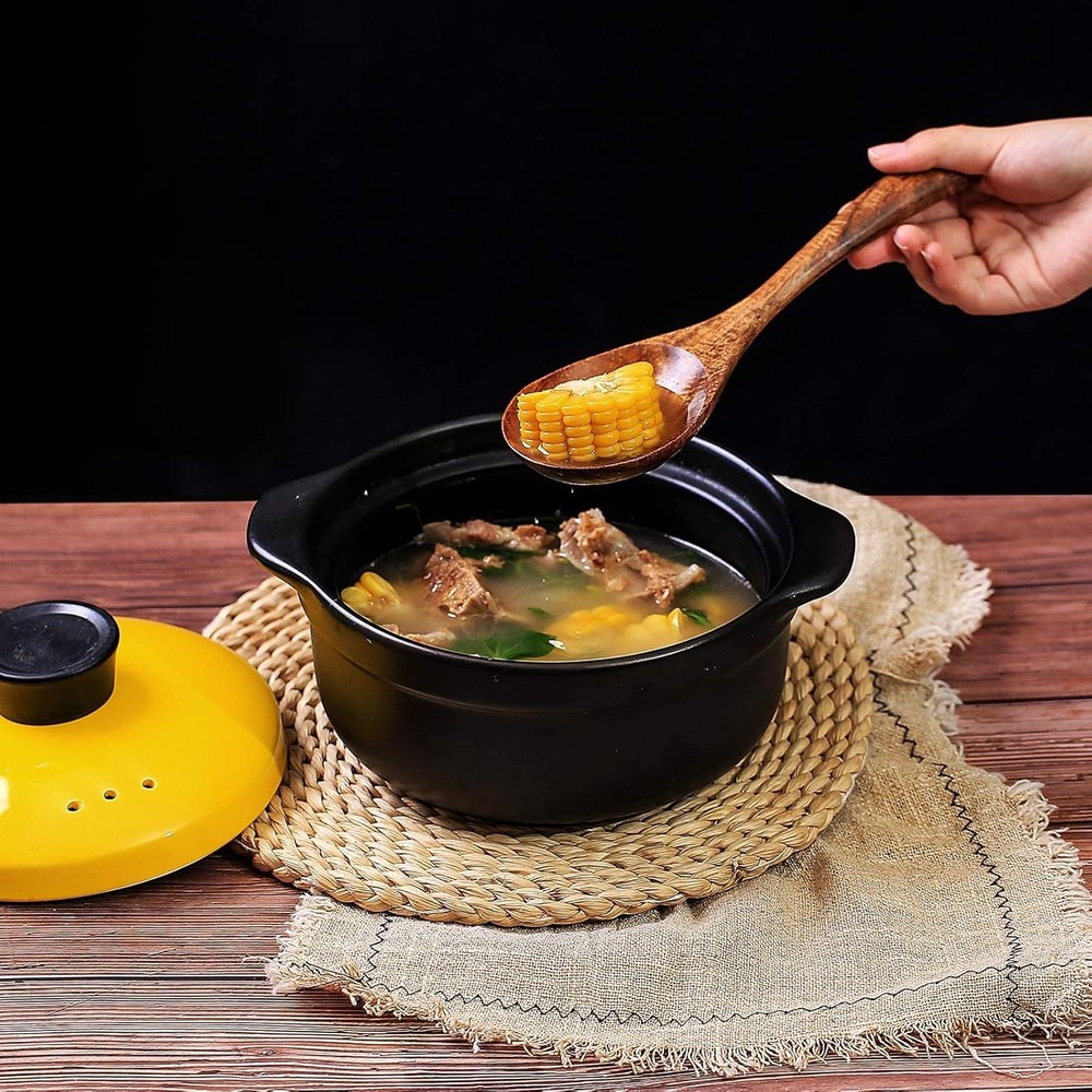Wooden Kitchen Utensil Set - Natural Cooking Tools