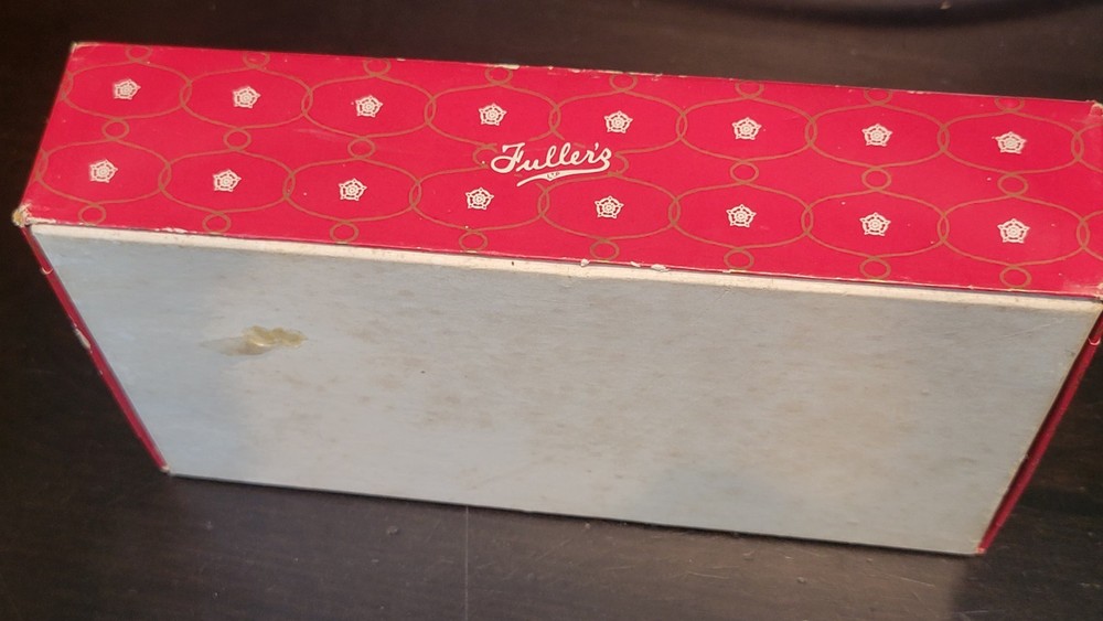 Rare Vintage Fullers Gresham Chocolate Paper Covered Cardboard Box