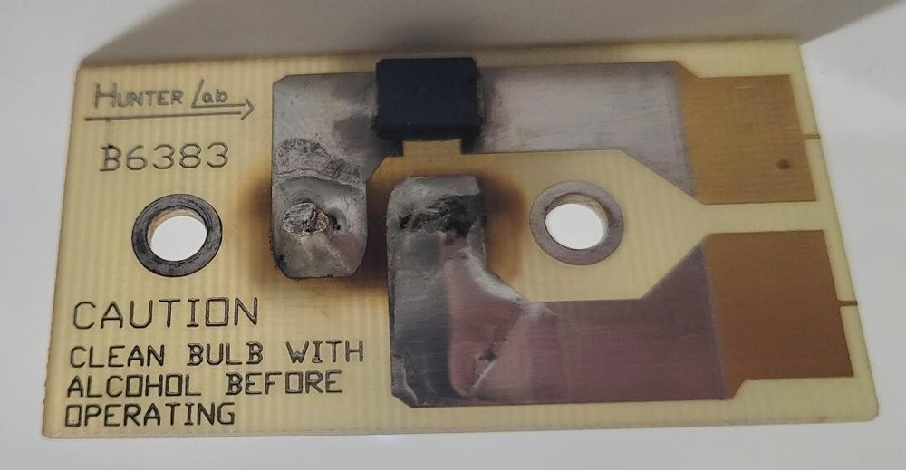 HUNTER LAB COLOR METER / SPECTROMETER LAMP / BULB ASSEMBLY B6383 BOARD