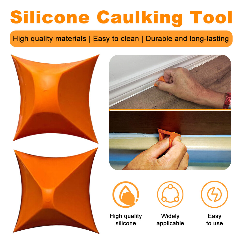 2PCS Silicone Seam Tools, Silicone Caulking Tool, Caulk Finishing Tools