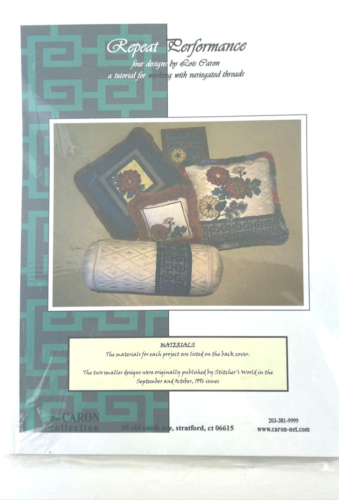 The Caron Collection Repeat Performance Needlework PATTERN Variegated Thread
