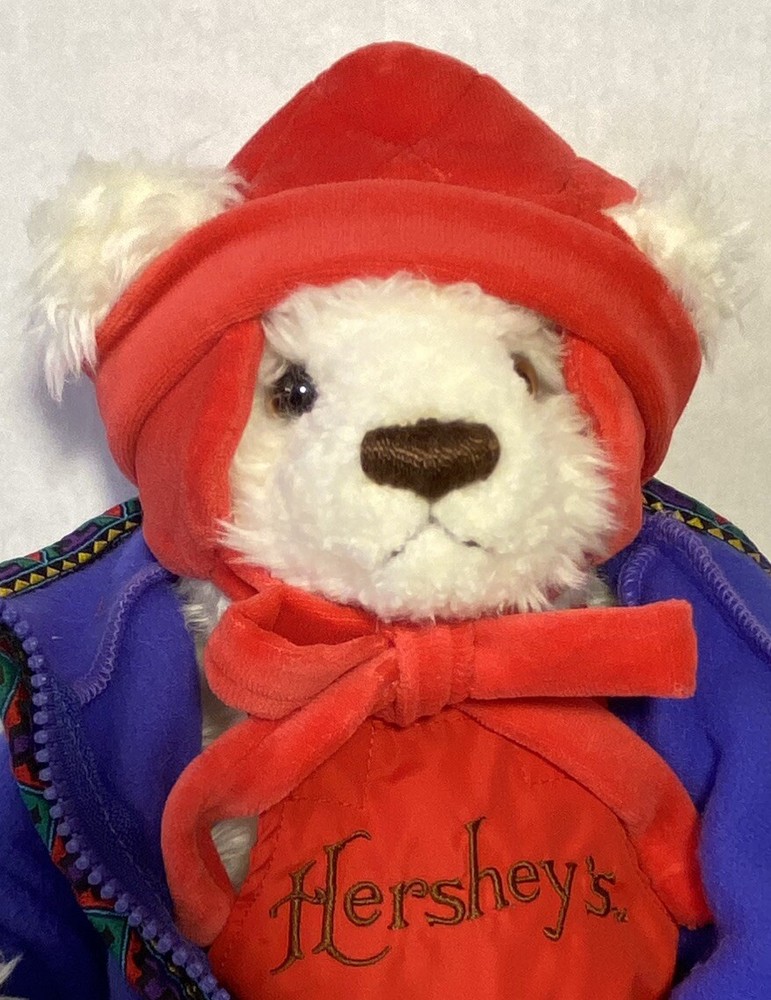 Hershey's Limited Edition Teddy Bear Plush Jointed Vintage Douglas Co Classics