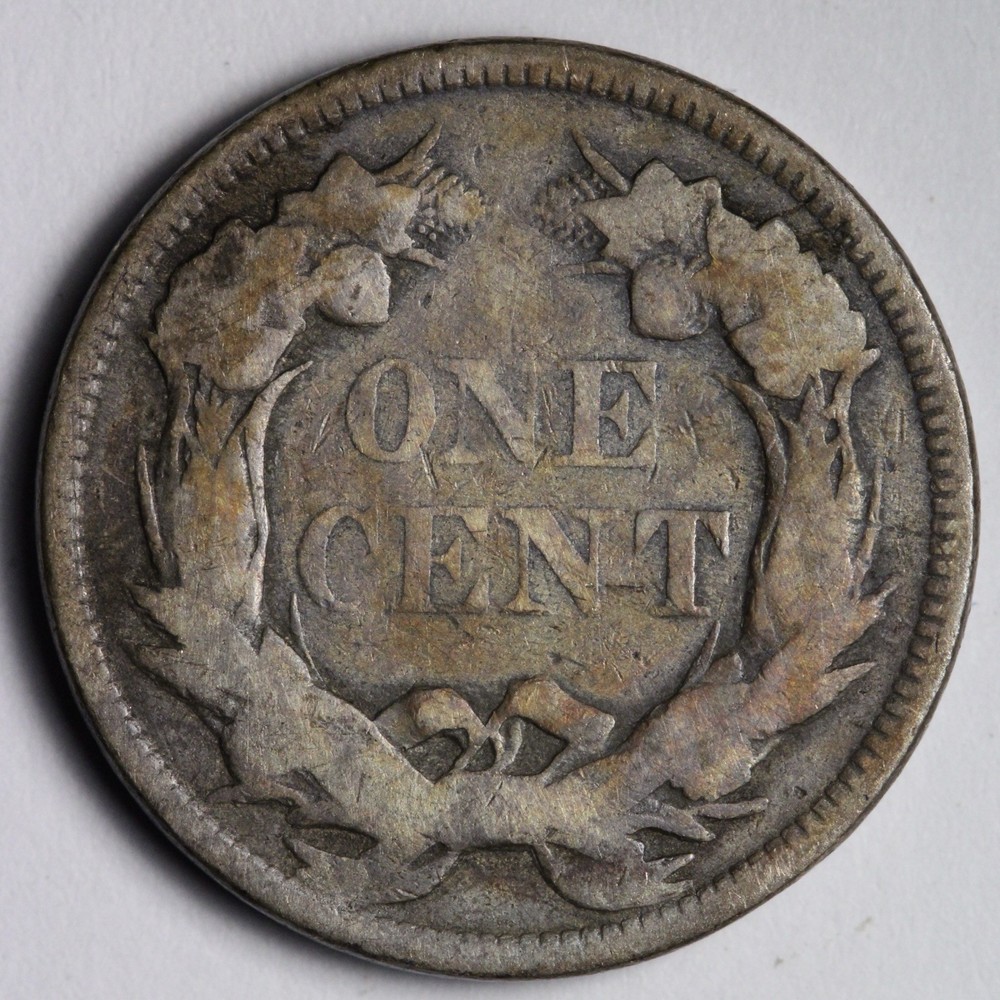 1857 Flying Eagle Cent Penny VG E103 QXM