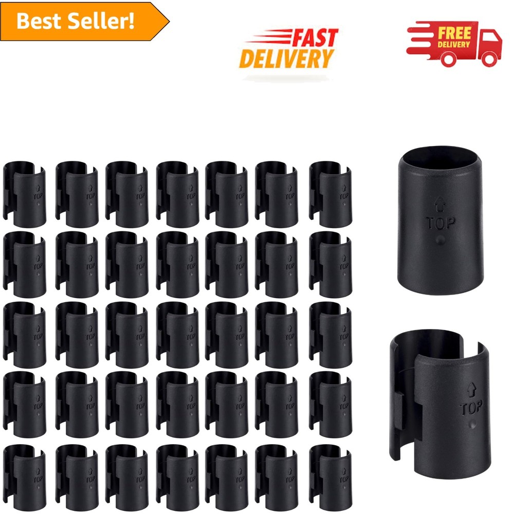 Versatile 50 Pack Wire Shelf Clips for 1" Posts - Perfect for All Shelving Needs