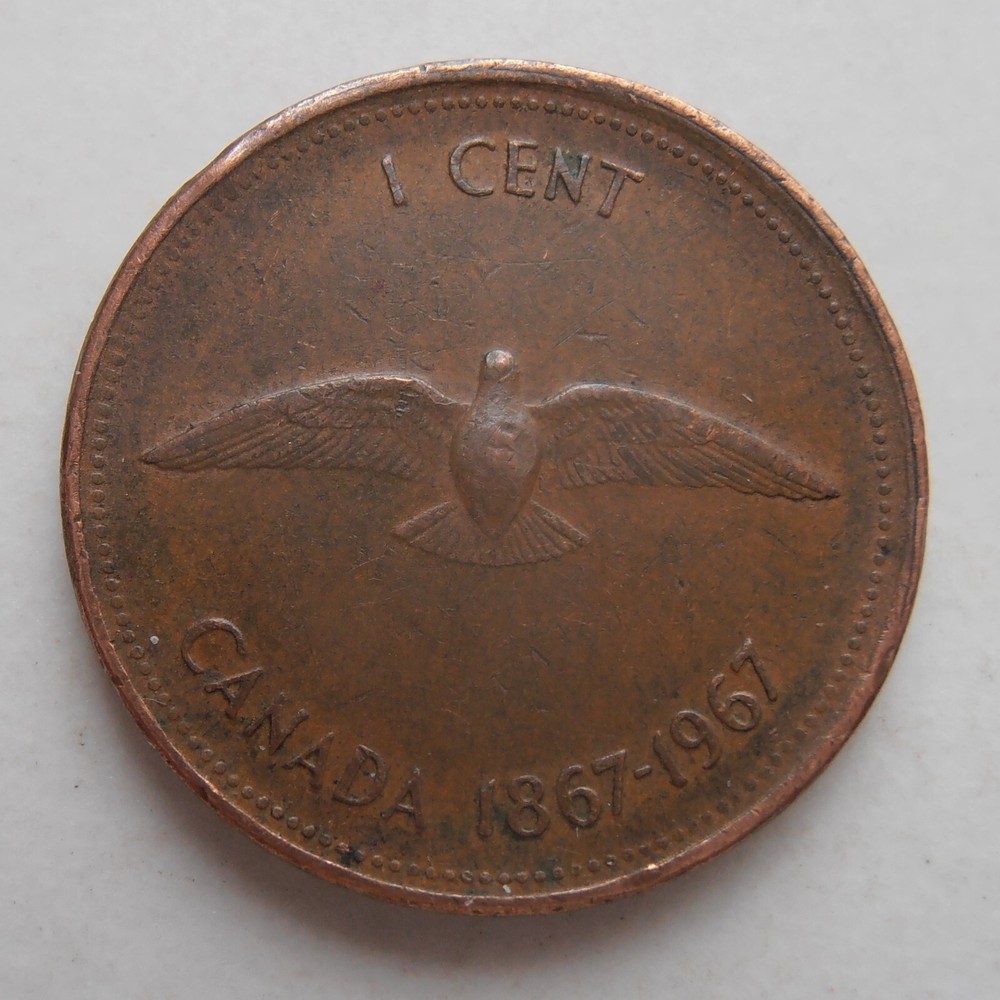 1967 CANADA 1 CENT