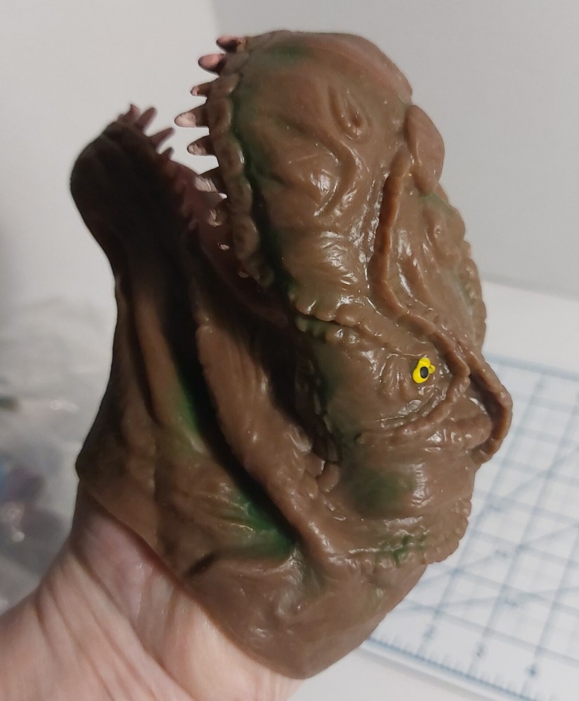 Rubber Dinosaur Hand Puppet Pretend Play Toy