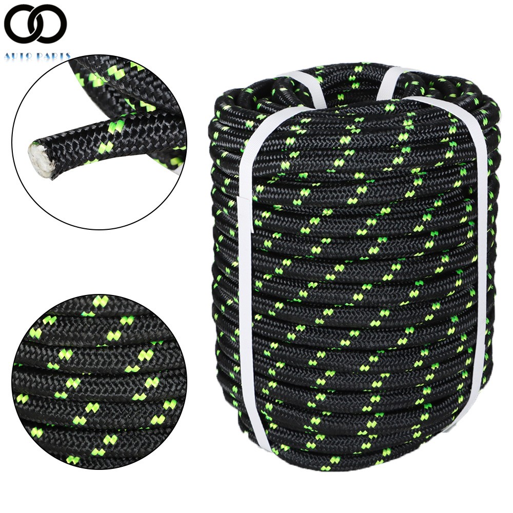 Double Braid Polyester Rope Rigging Rope 6180lbs Breaking Strength1/2"×100FT