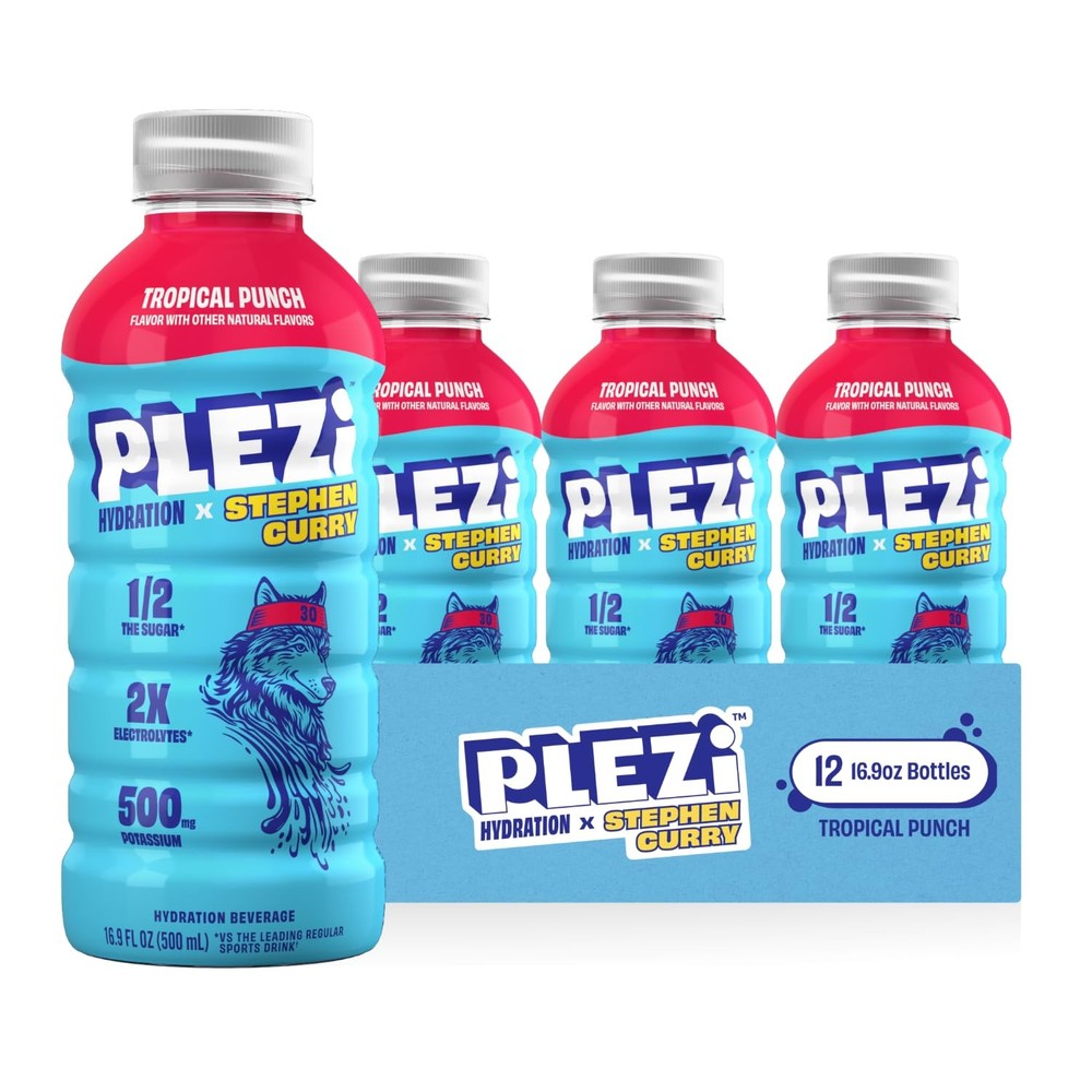 Tropical Punch Hydration Drink with 2X Electrolytes - Low Sugar - 12 Pack
