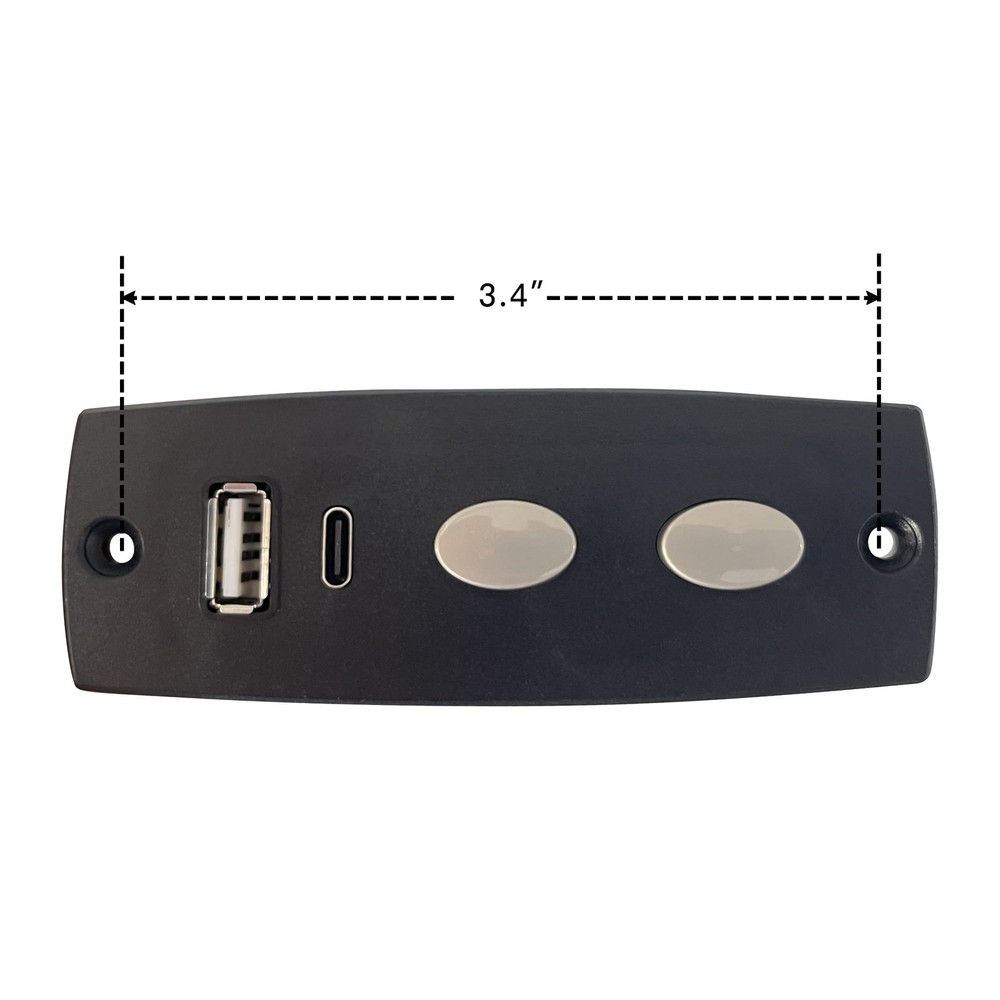 2 Button 5 Pin Switch Hand Control USB Type A C Port Electric Sofa Recliner