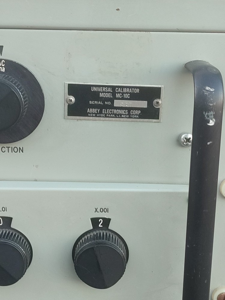universal calibrator mc-10c abbey electronics