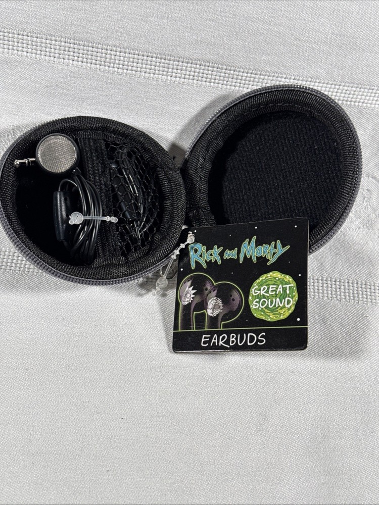 Rick and Morty Headphone with Zip Case