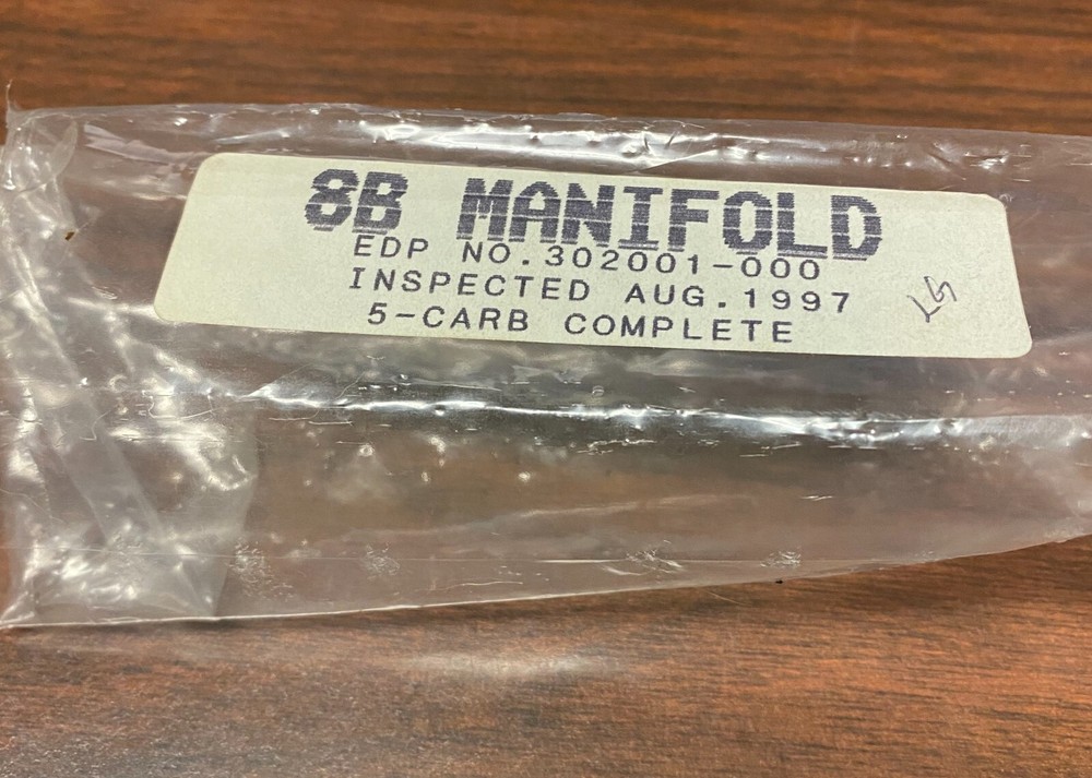 BARMASTER manifold